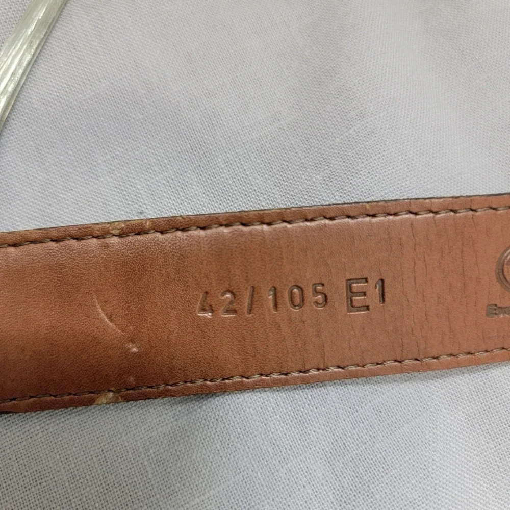 YRI RARE 2011 US Open Congressional Leather Black Croc Embossed  Belt Size 42